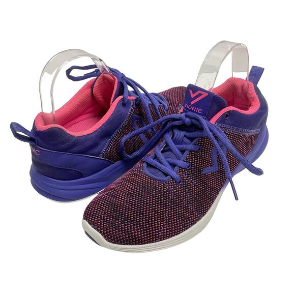 Vionic | Adley Purple & Pink Comfort Active Walking Sneakers - Picture 1 of 10